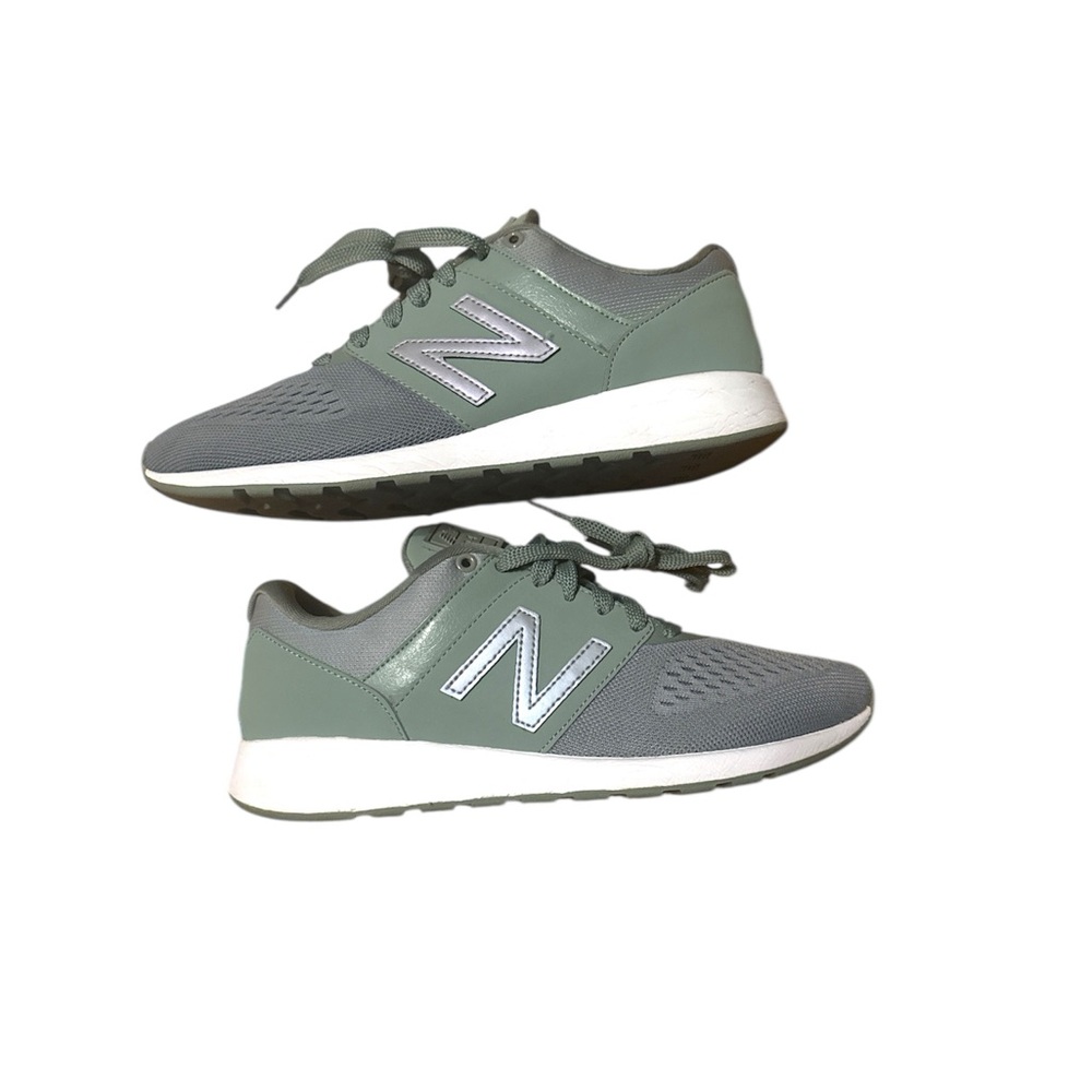 New Balance Sage and Charcoal Athletic Shoes